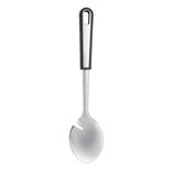 Cuillère à servir en inox avec manche en plastique noir L.33,5cm