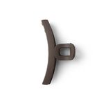 Pince cheveux crocodile marron mat L11cm