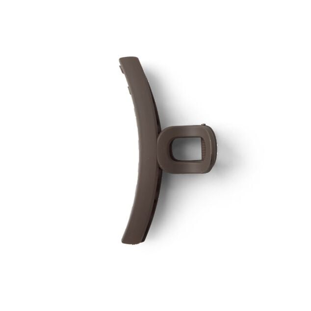 Pince cheveux crocodile marron mat L11cm