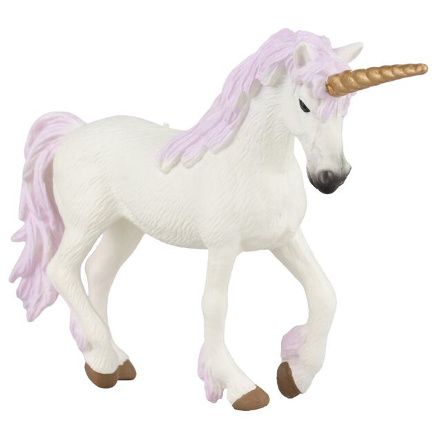 Figurine licorne ou griffon cr&eacute;ature fantastique blanc 14x4,5xH10cm (2 mod&egrave;les)