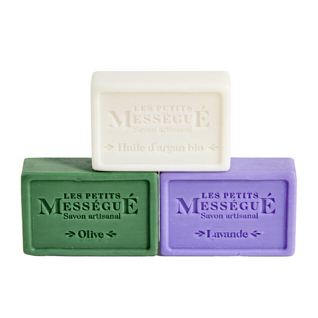 Savon artisanal &agrave; la lavande Les Petits Mess&eacute;gu&eacute; 100gr