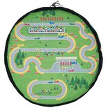 Tapis enfant 2 en 1 : tapis de jeu double face et sac de rangement