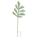 D&eacute;coration &agrave; planter feuille m&eacute;tal vert H70cm