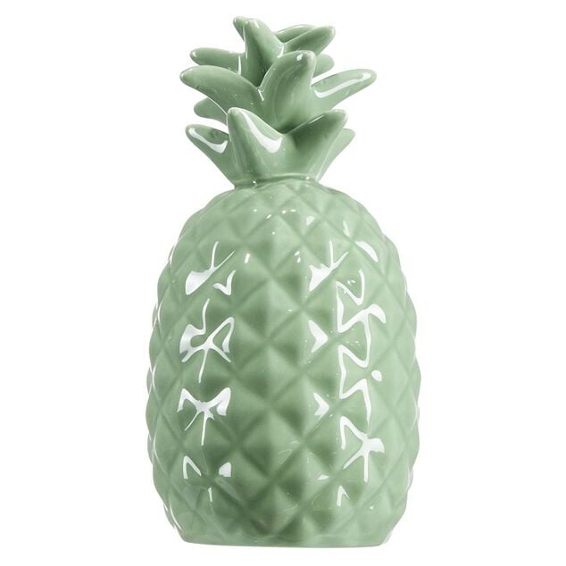 Ananas d&eacute;co en c&eacute;ramique H16,5 cm