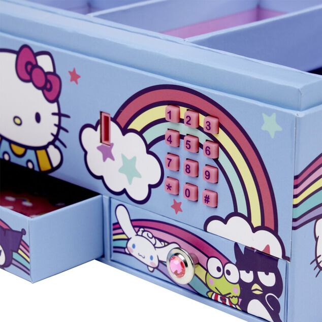 Bo&icirc;te &agrave; bijou Hello Kitty avec code secret 20x12xH14cm