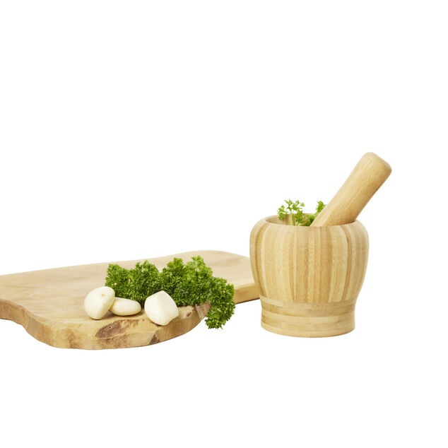 Mortier en bambou H14,5cm