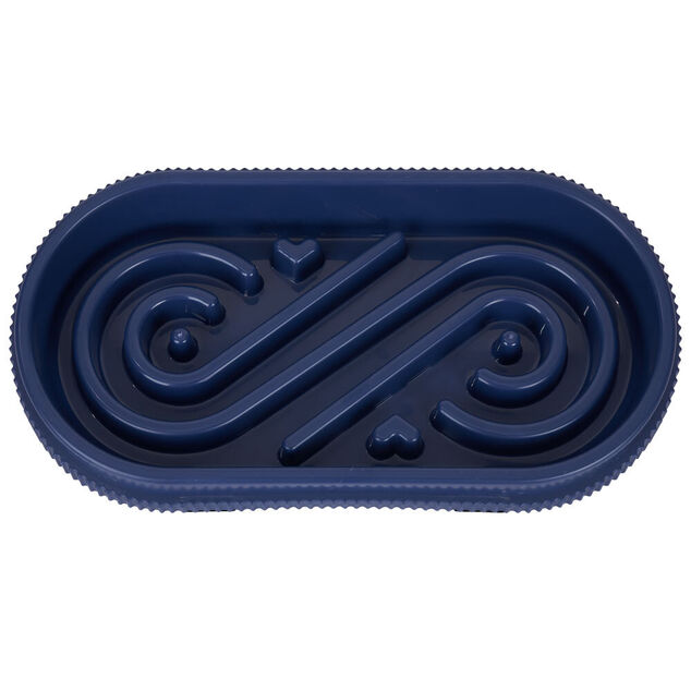 Gamelle double chien 2-en-1 anti glouton