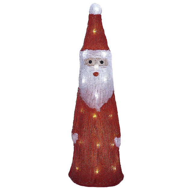 P&egrave;re No&euml;l lumineux 30LED blanc froid H51cm