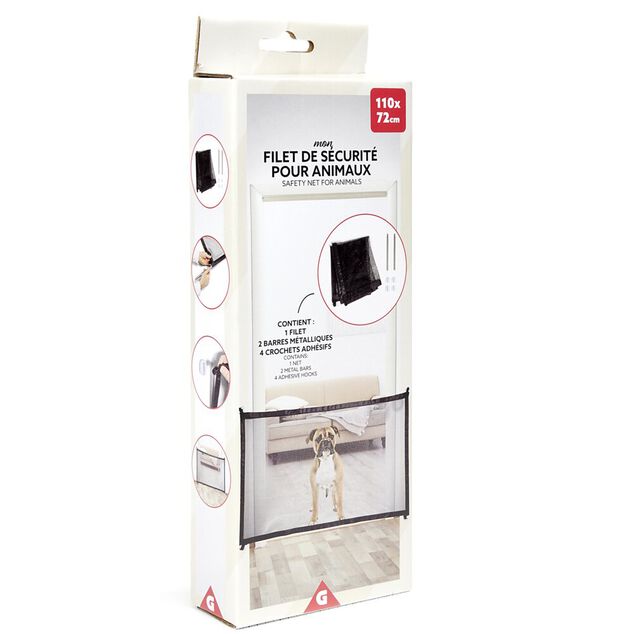 Filet de sécurité pour animaux 110x72cm