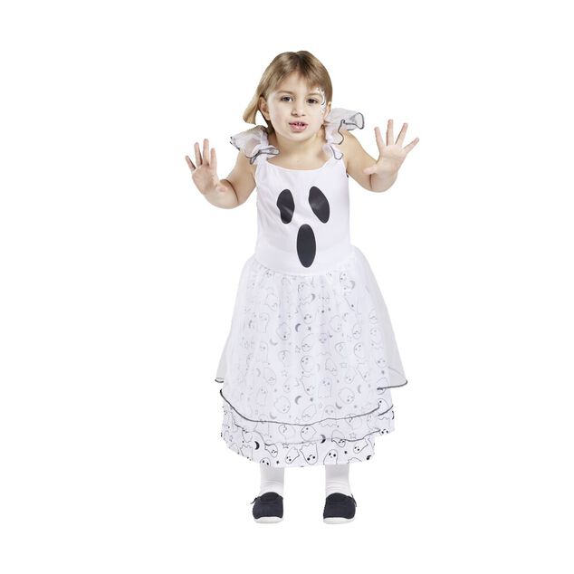 D&eacute;guisement enfant Halloween fant&ocirc;me robe 3/4ans