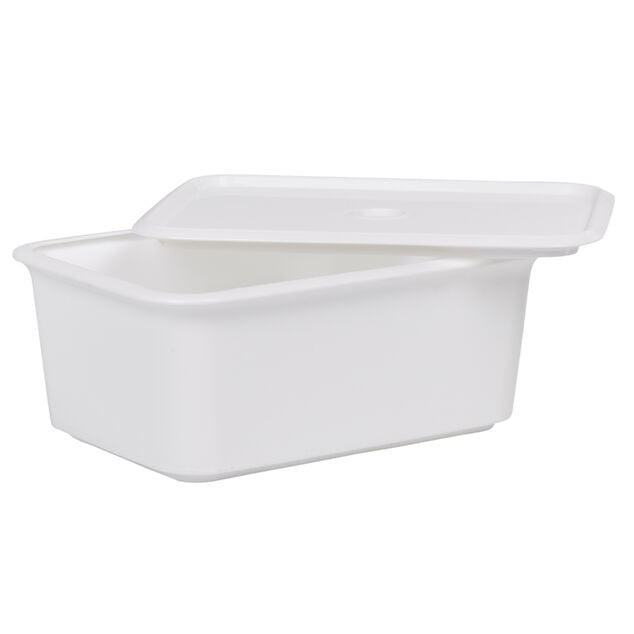 Bo&icirc;te de rangement 3 L blanc