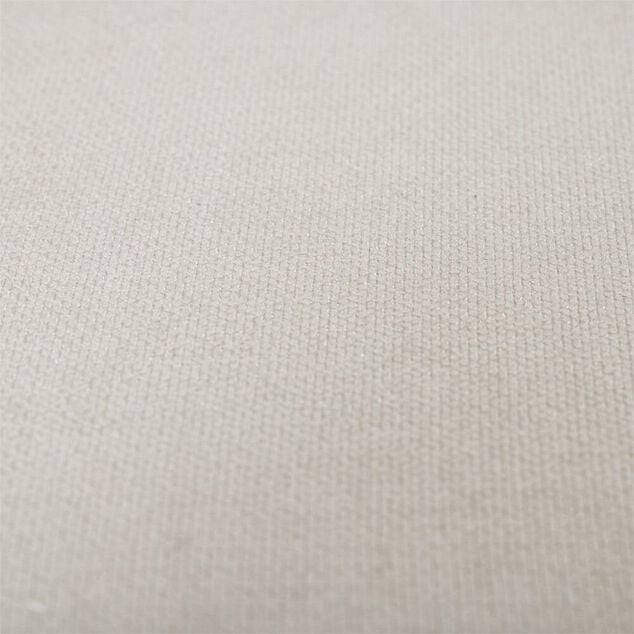 Pouf Ga&euml;lle polyester beige &Oslash;32xH38cm