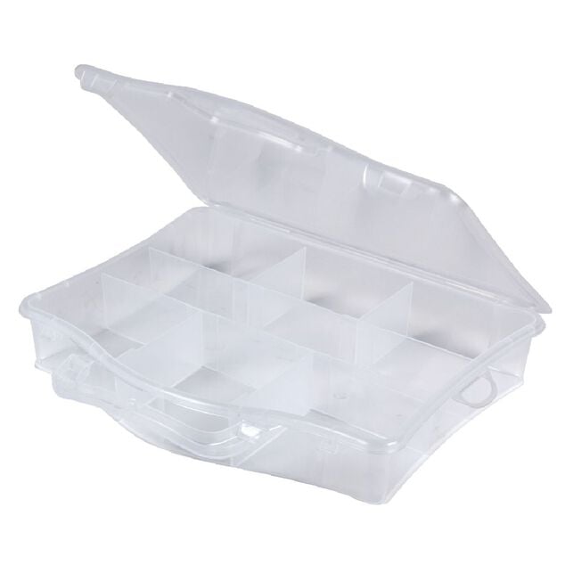 Mallette plastique 7 compartiments 23x18xH4cm