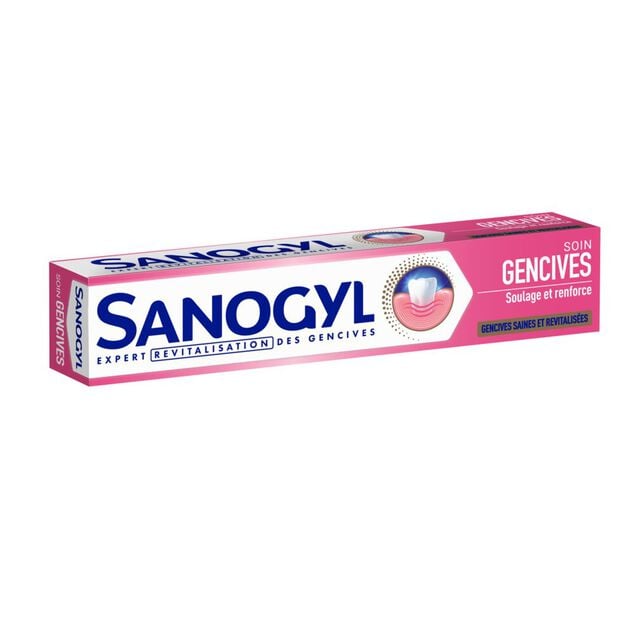 Dentifrice Sanogyl soin gencives soulage et renforce tube 75ml