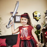 D&eacute;guisement enfant Halloween pirate robe 7/10 ans