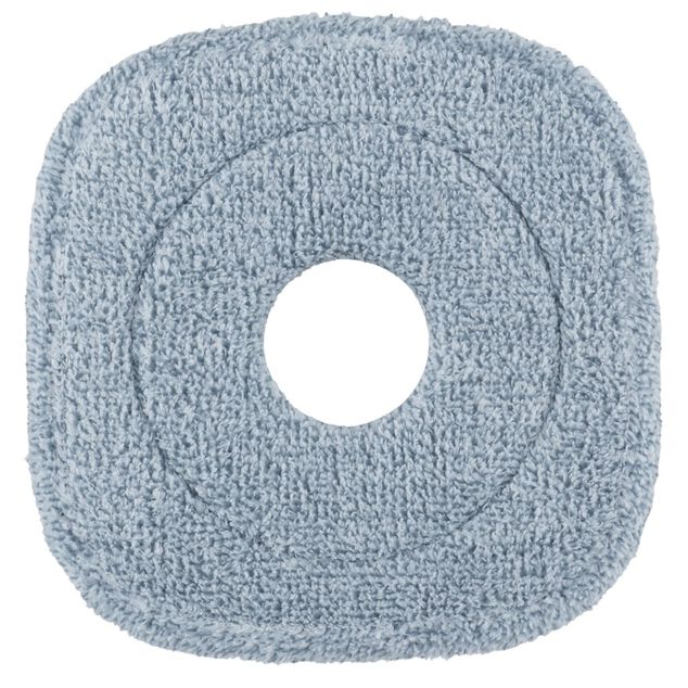 Seau essoreur 7L eau sale/propre avec balai rotatif 120cm et 2 recharges microfibre