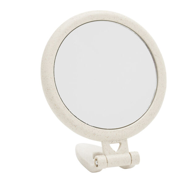 Miroir rond pliable 2 faces normal et grossissant