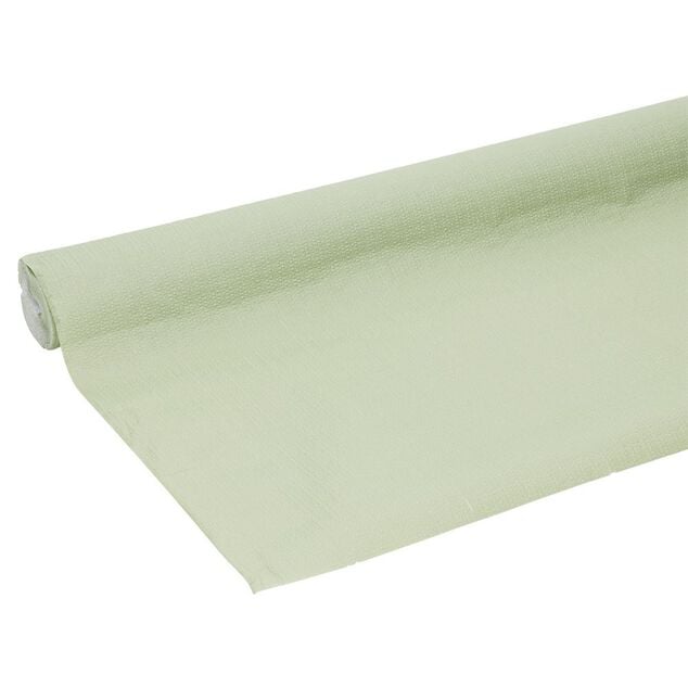 Nappe en papier gaufré vert olive 20m