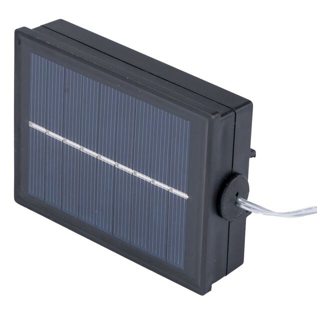 Guirlande lumineuse solaire 400LED bleu et blanc froid 40m