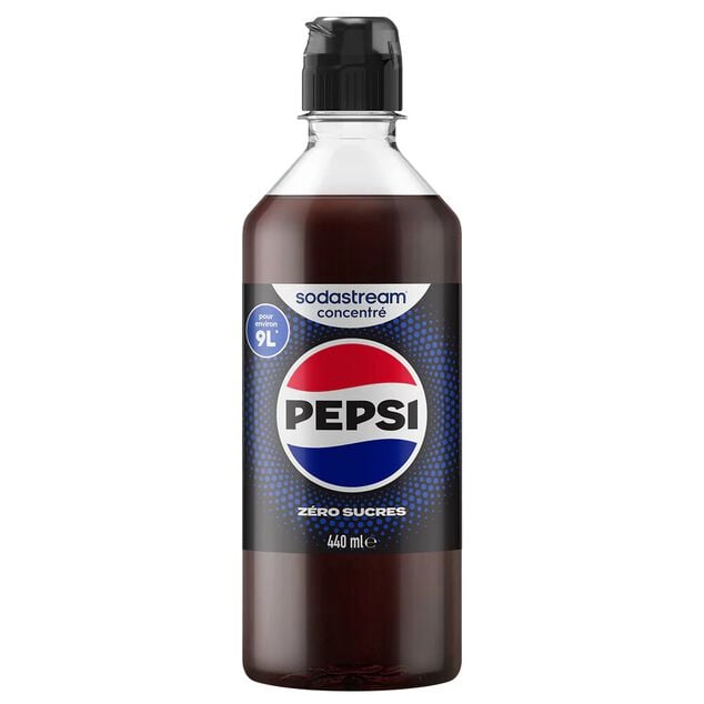 Concentr&eacute; Sodastream Pepsi Z&eacute;ro sucres 440ml