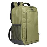 Sac &agrave; dos voyage 20L lowcost polyester vert kaki L25xP20xH40cm