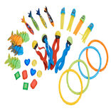 Set de jeu de plong&eacute;e Funky PVC 28 pi&egrave;ces