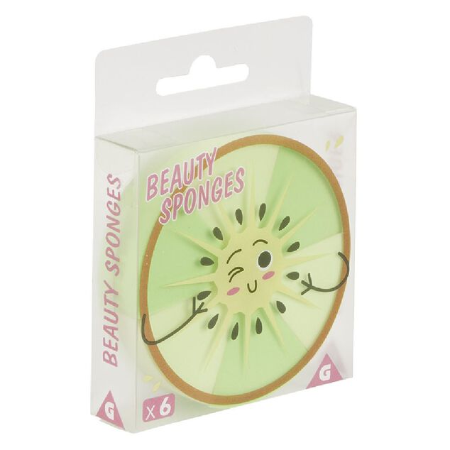 Éponge cosmétique x6 (2 modèles)