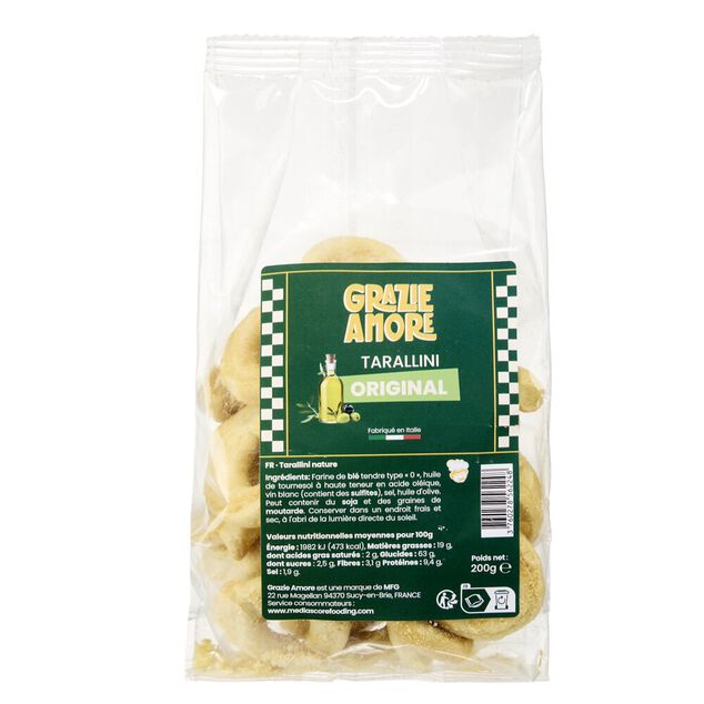 Snacks tarallinni original Gazie Amore 200gr