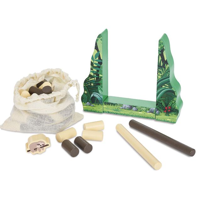 Jeu paresseux bois - 56 pi&egrave;ces