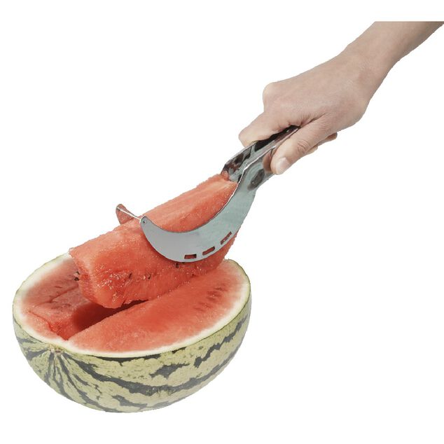 Couteau &agrave; double lame pour past&egrave;que et melon