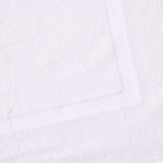 Tapis de bain coton blanc 50x80cm