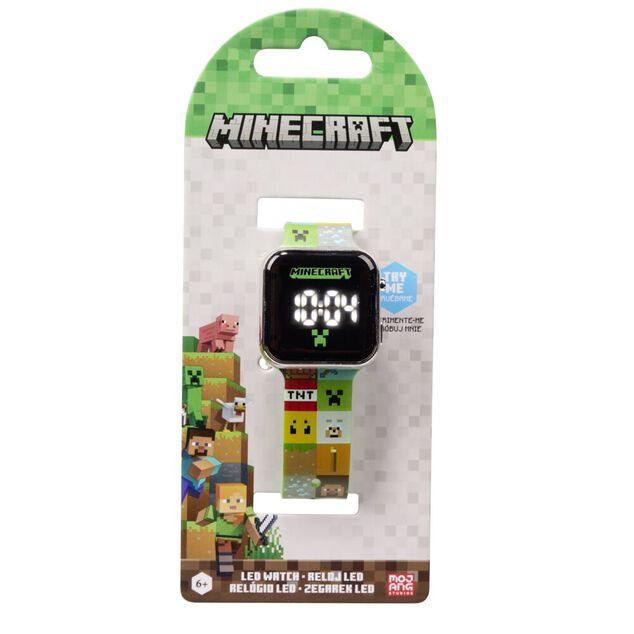 Montre enfant digitale LED Minecraft