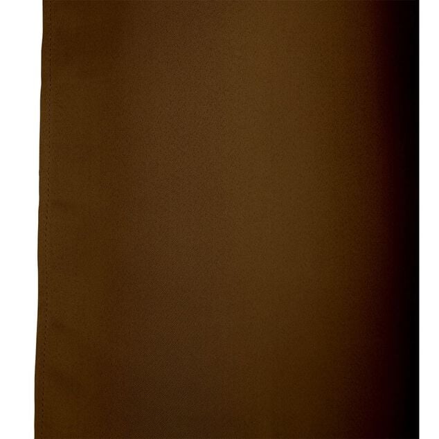 Rideau occultant porte marron 135x240cm