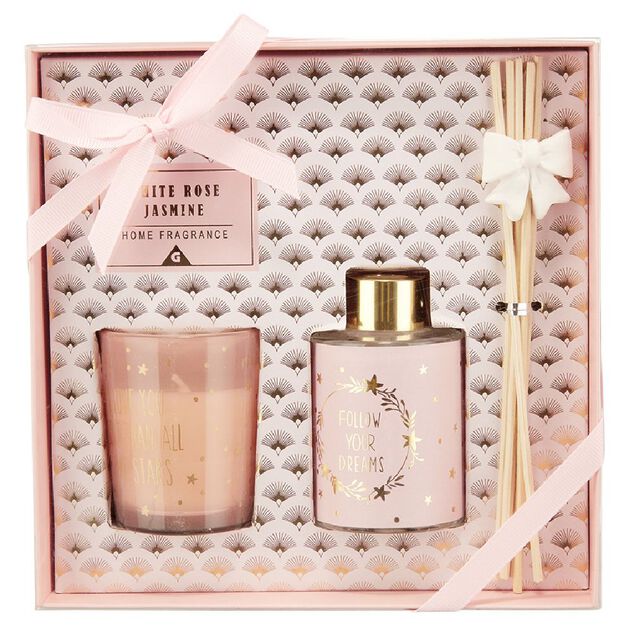 Coffret bougie et diffuseur senteur vanille