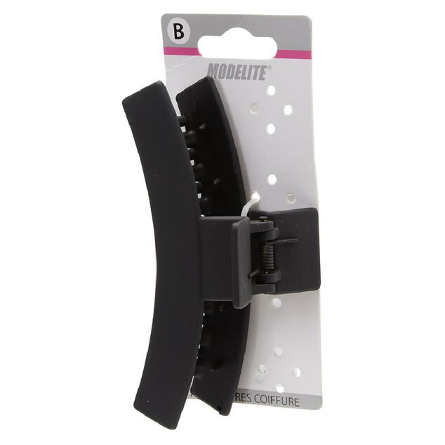 Pince à cheveux noir mat L.11 cm