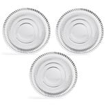 Plateau présentation carton argenté x3