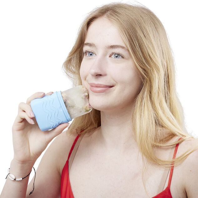 Moule &agrave; gla&ccedil;on facial 100% silicone