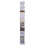 Organisateur de v&ecirc;tements Blanc - 9 niveaux - 32x15xH128 cm