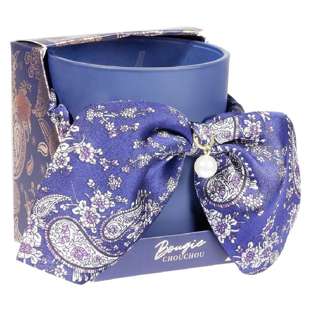 Coffret bougie + chouchou imprimé bandana
