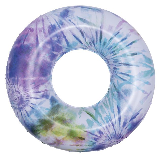 Bou&eacute;e gonflable ronde motif tie and dye &Oslash;81xH21cm (plusieurs mod&egrave;les)