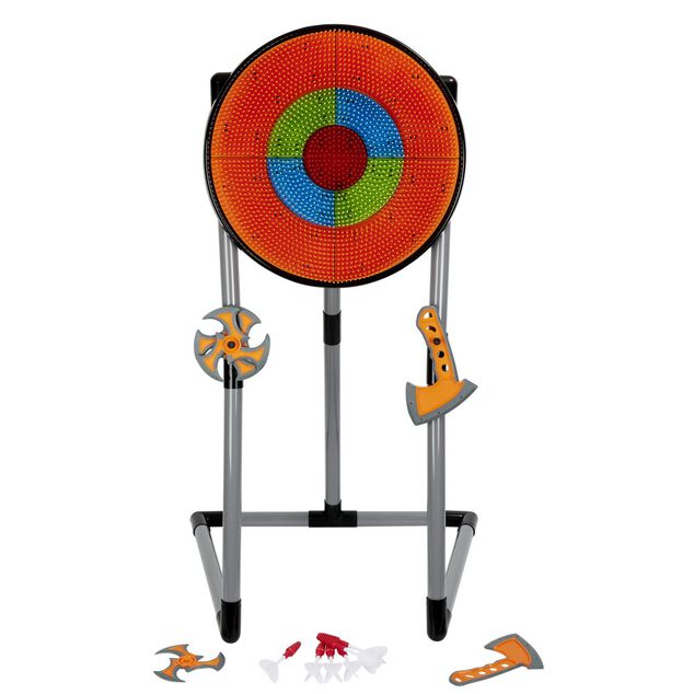 Jeu de tir 3-en-1 avec cible et projectiles