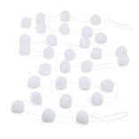 Guirlande 30 boules de neige blanc 1,8 m