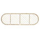 T&ecirc;te de lit &agrave; suspendre Malang rotin naturel - L160xP3xH50 cm