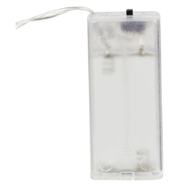 Guirlande électrique en bois Joyeux Noël 10 LED blanc chaud 1m