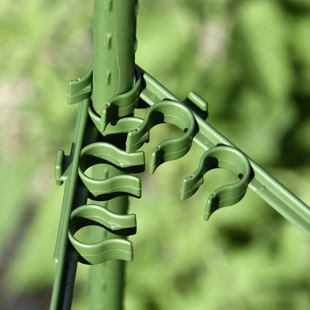 Connecteur tuteur plastique vert L28cm x9