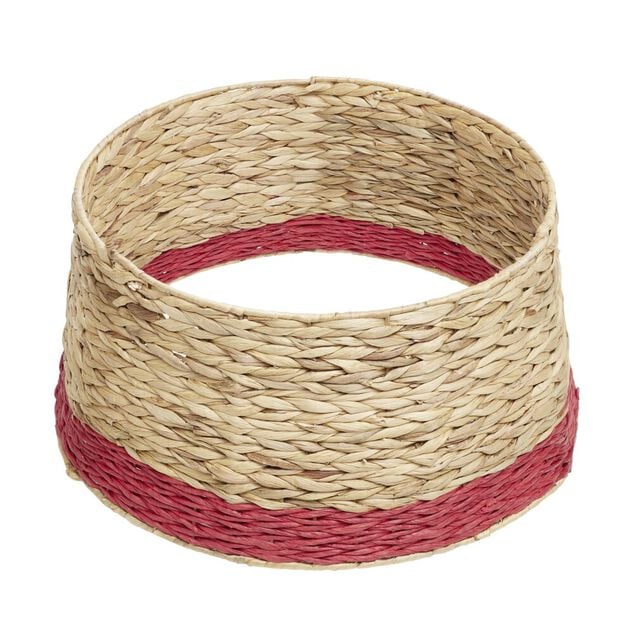 Tour de sapin jacinthe tress&eacute;e &Oslash;58xH26cm