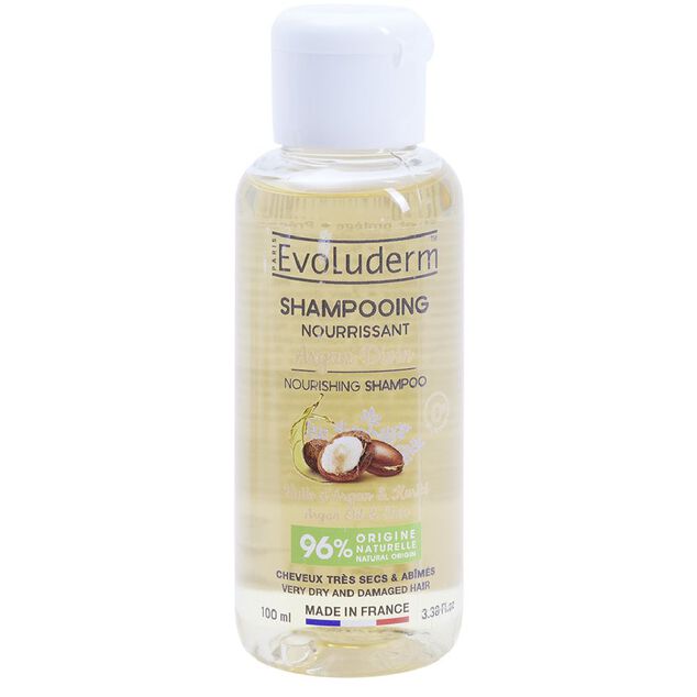 Shampoing nourrissant Evoluderm Huile d'argan et Karit&eacute; 100ml