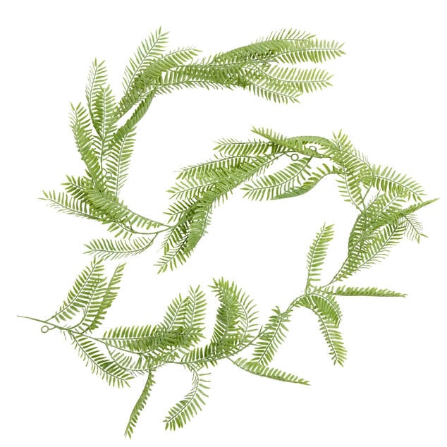 Guirlande foug&egrave;re artificielle verte L180cm