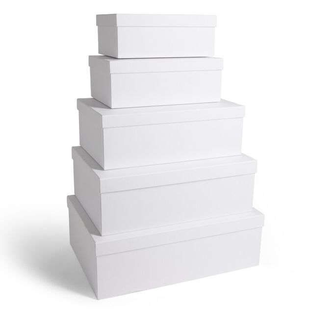 Boîte papier blanc 48x33,5x16cm