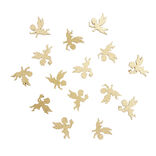 D&eacute;coration de table en bois forme ange dor&eacute; 15 pi&egrave;ces